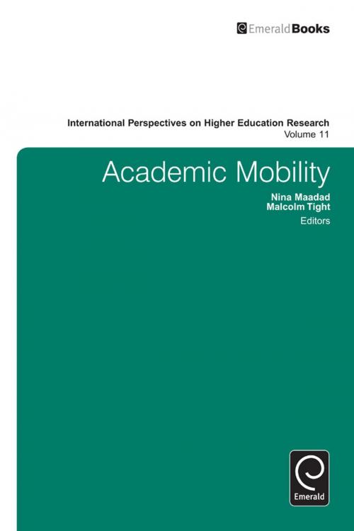Cover of the book Academic Mobility by Malcolm Tight, Nina Maadad, Emerald Group Publishing Limited