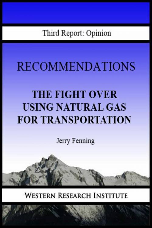 Cover of the book Recommendations: The Fight Over Using Natural Gas for Transportation by Jerry Fenning, Jerry Fenning