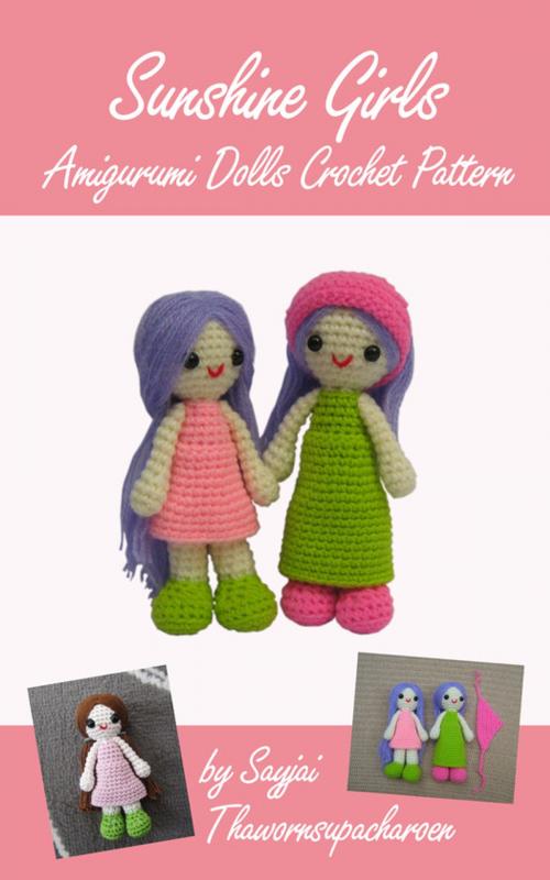 Cover of the book Sunshine Girls Amigurumi Dolls Crochet Pattern by Sayjai Thawornsupacharoen, K and J Publishing