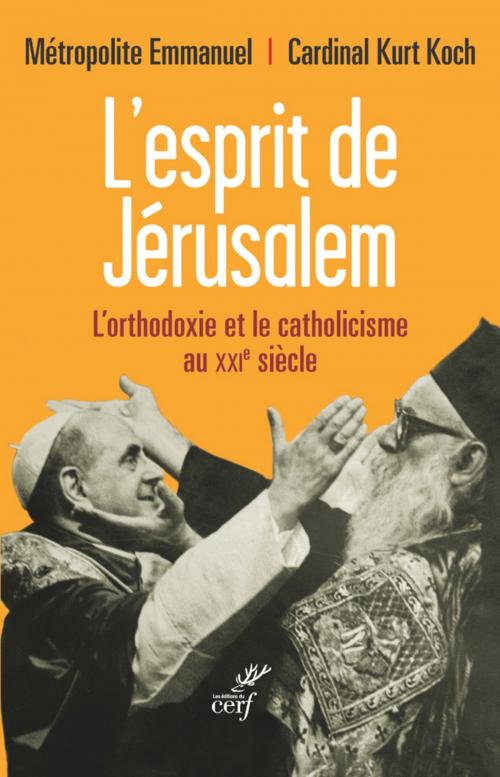 Cover of the book L'Esprit de Jérusalem by Emmanuel Metropolite, Editions du Cerf
