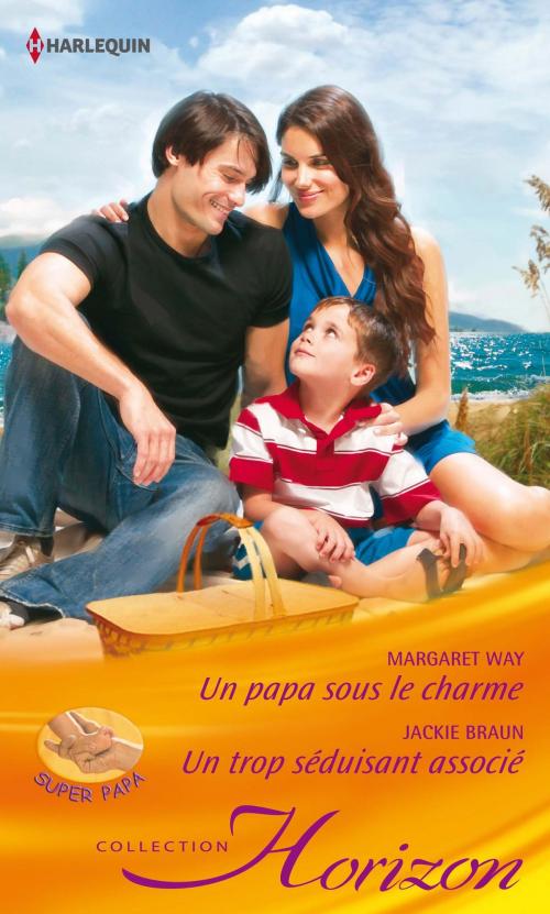 Cover of the book Un papa sous le charme - Un trop séduisant associé by Margaret Way, Jackie Braun, Harlequin