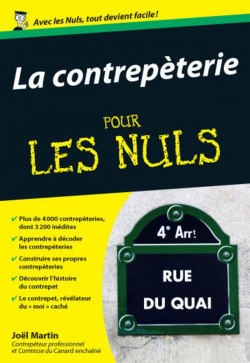 Cover of the book La contrepèterie Poche Pour les Nuls by Joël MARTIN, edi8