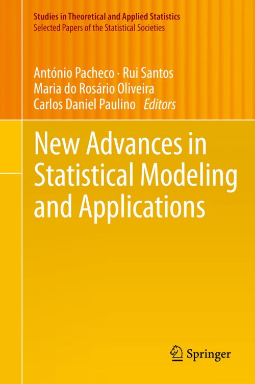 Cover of the book New Advances in Statistical Modeling and Applications by , Springer International Publishing