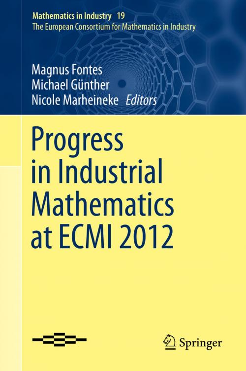 Cover of the book Progress in Industrial Mathematics at ECMI 2012 by , Springer International Publishing