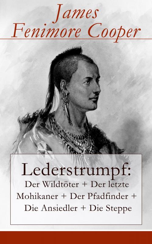 Cover of the book Lederstrumpf: Der Wildtöter + Der letzte Mohikaner + Der Pfadfinder + Die Ansiedler + Die Steppe by James Fenimore Cooper, e-artnow