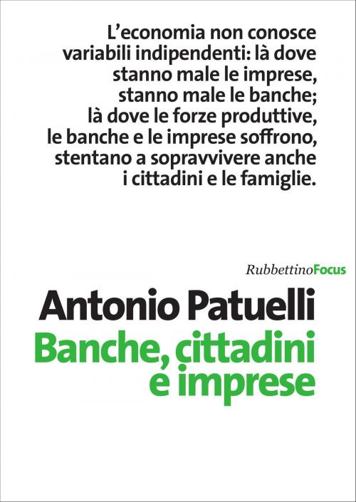 Cover of the book Banche, cittadini e imprese by Antonio Patuelli, Rubbettino Editore