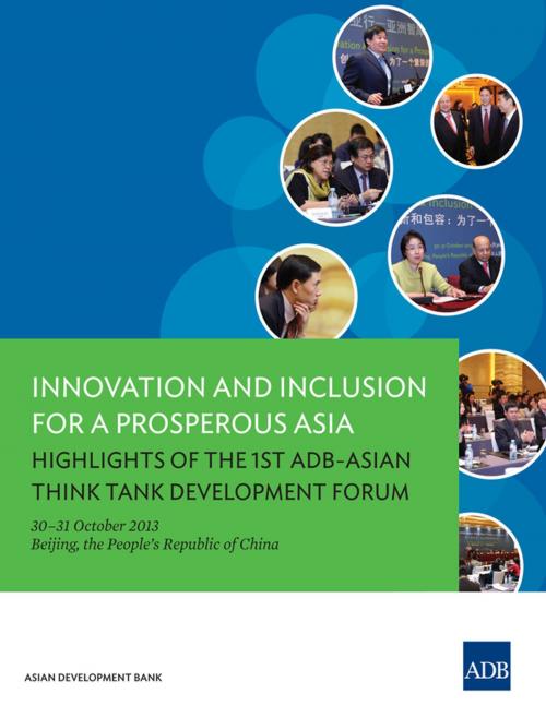 Cover of the book Innovation and Inclusion for a Prosperous Asia by Asian Development Bank, Asian Development Bank