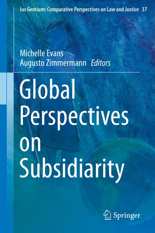 Cover of the book Global Perspectives on Subsidiarity by , Springer Netherlands