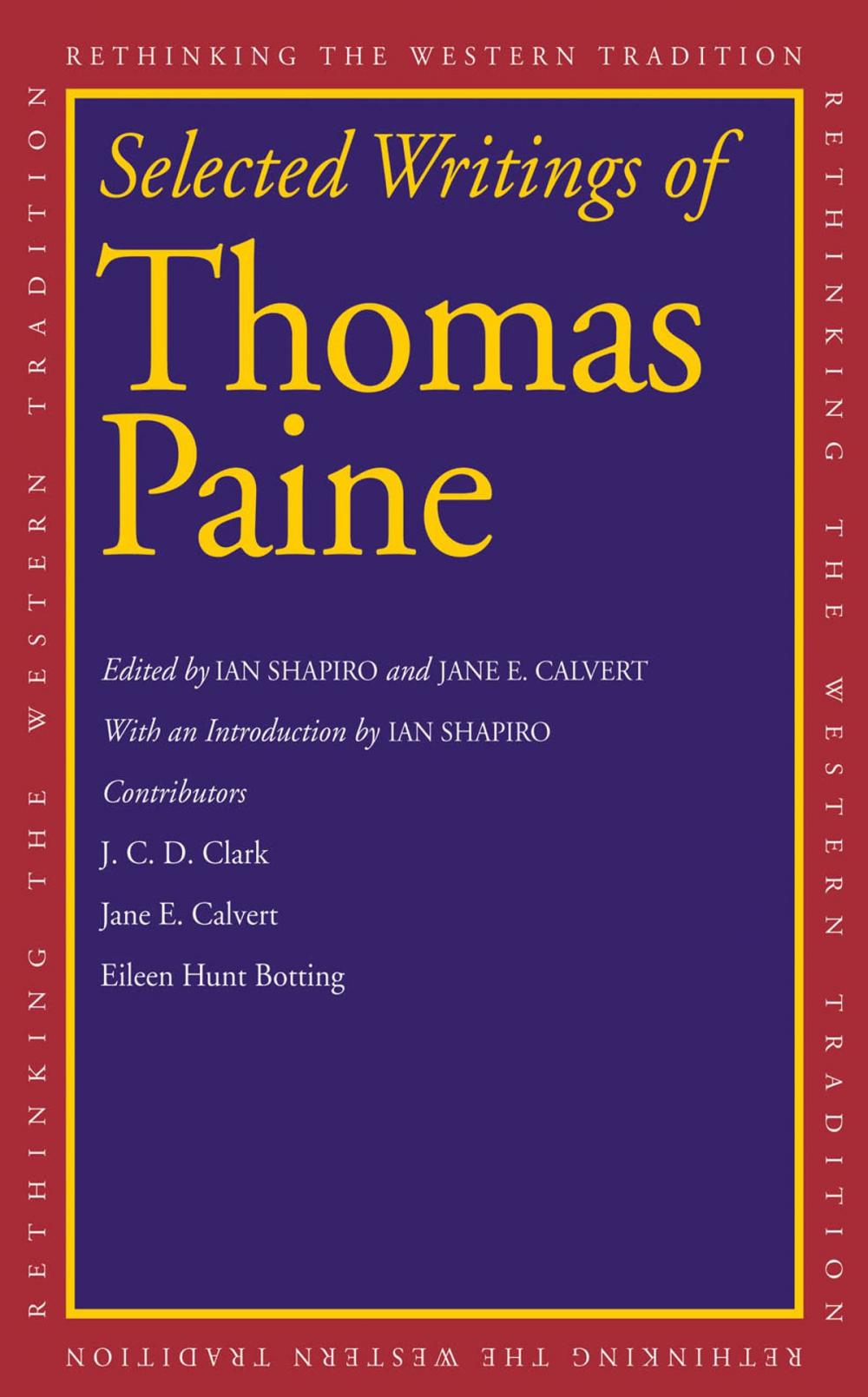 Big bigCover of Selected Writings of Thomas Paine