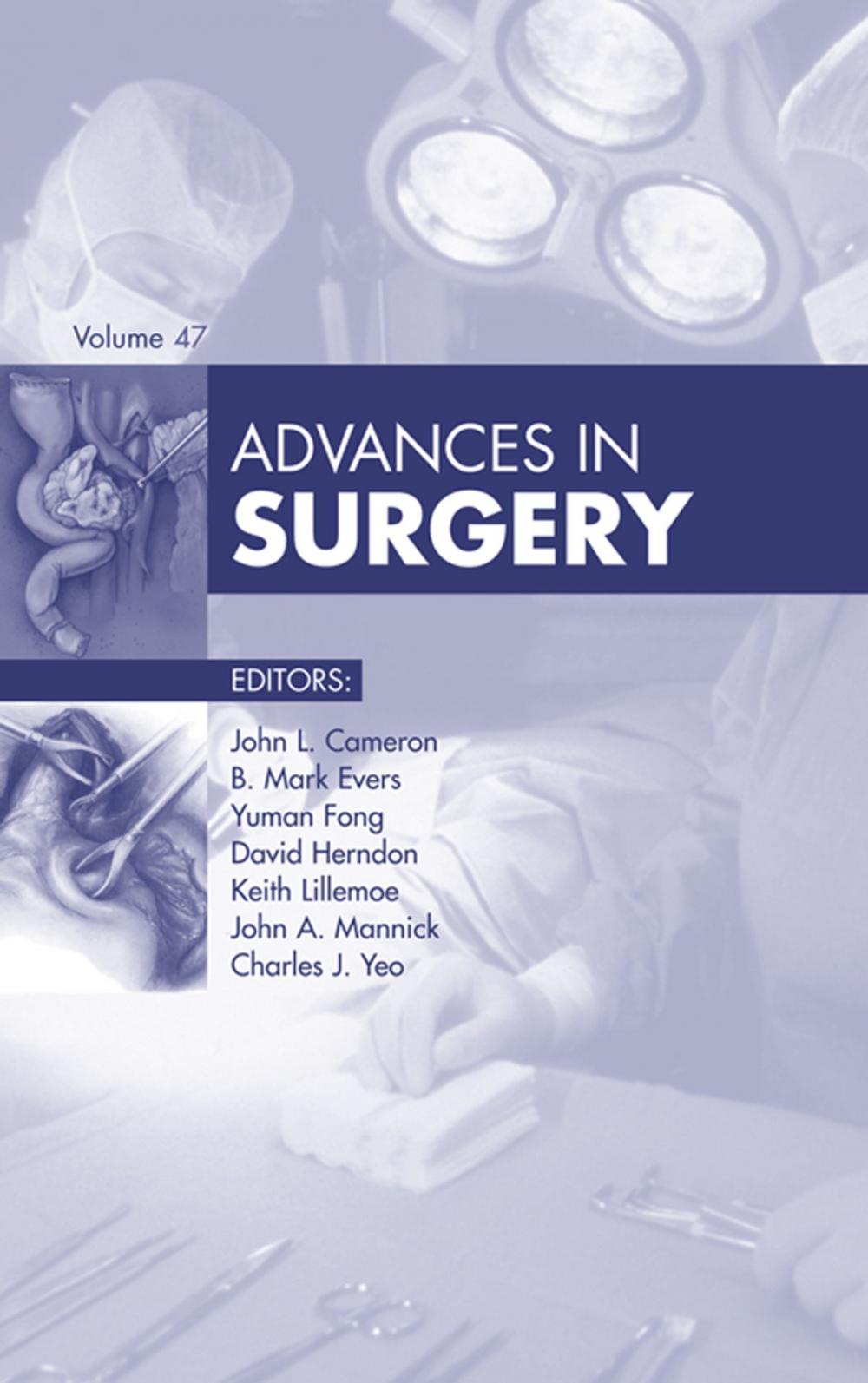 Big bigCover of Advances in Surgery, E-Book 2013