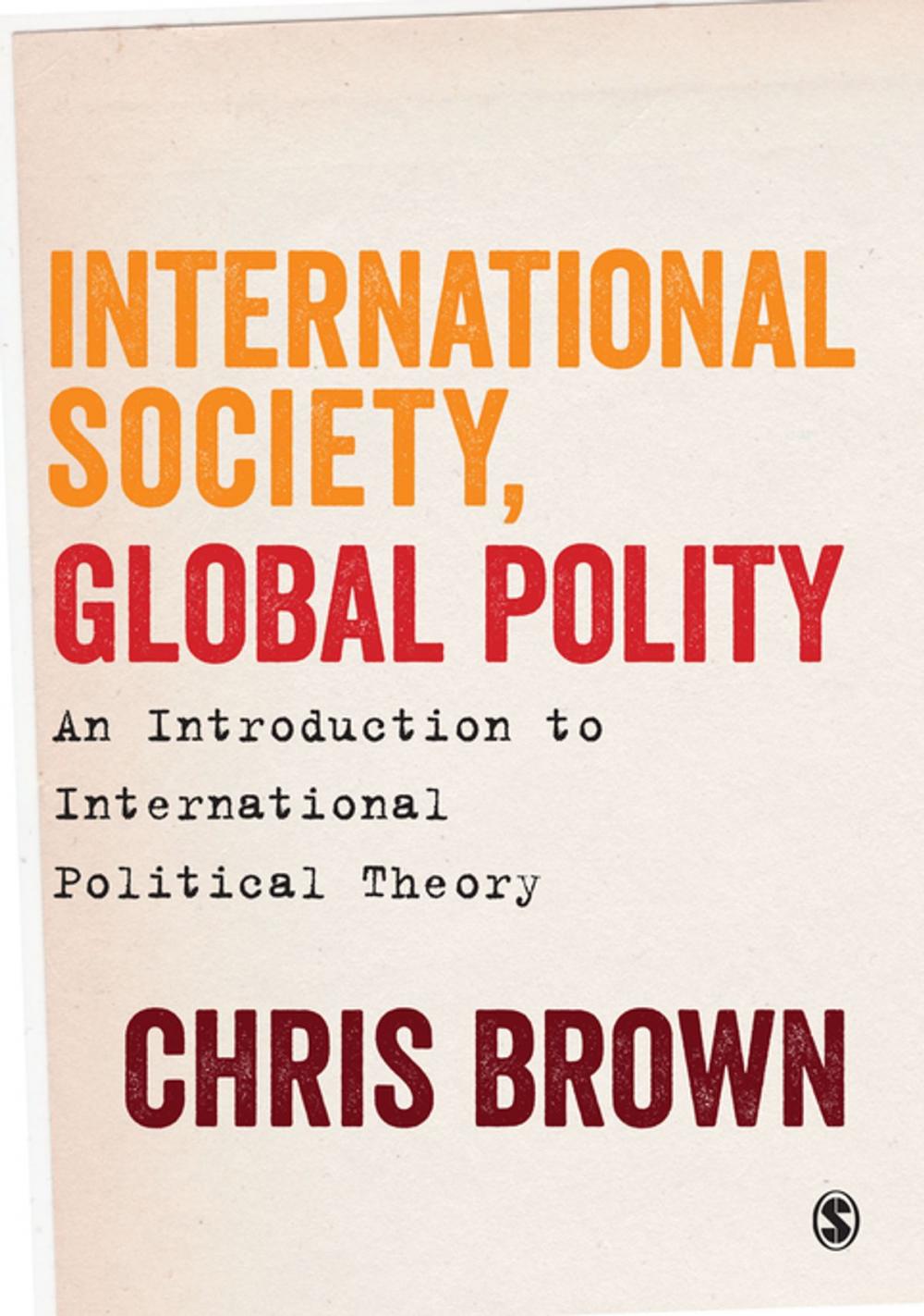 Big bigCover of International Society, Global Polity