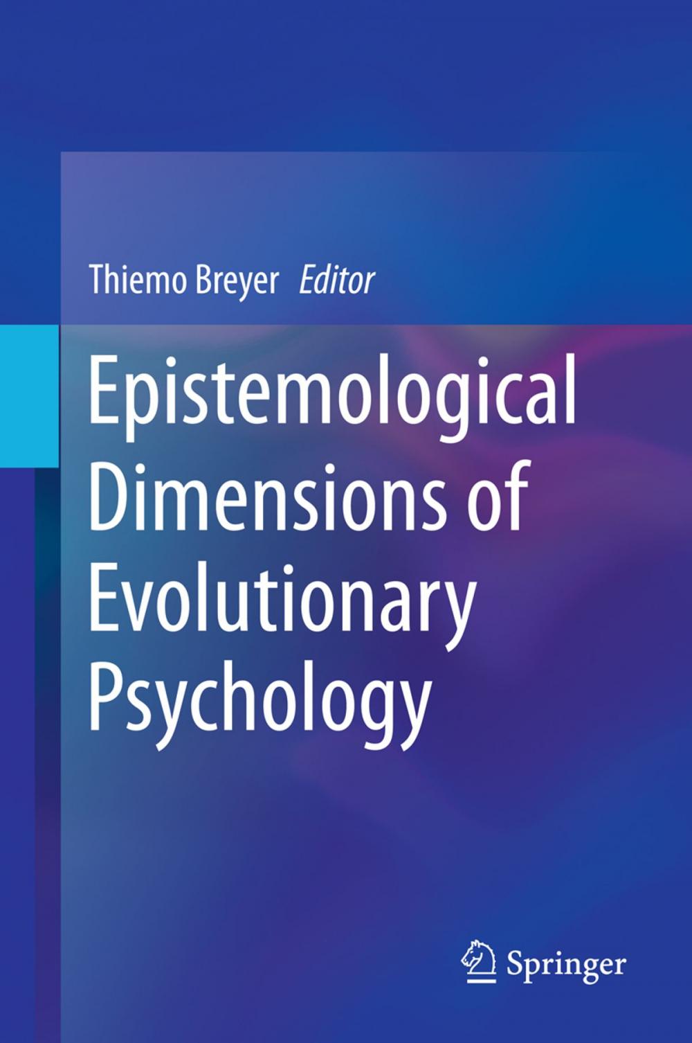 Big bigCover of Epistemological Dimensions of Evolutionary Psychology