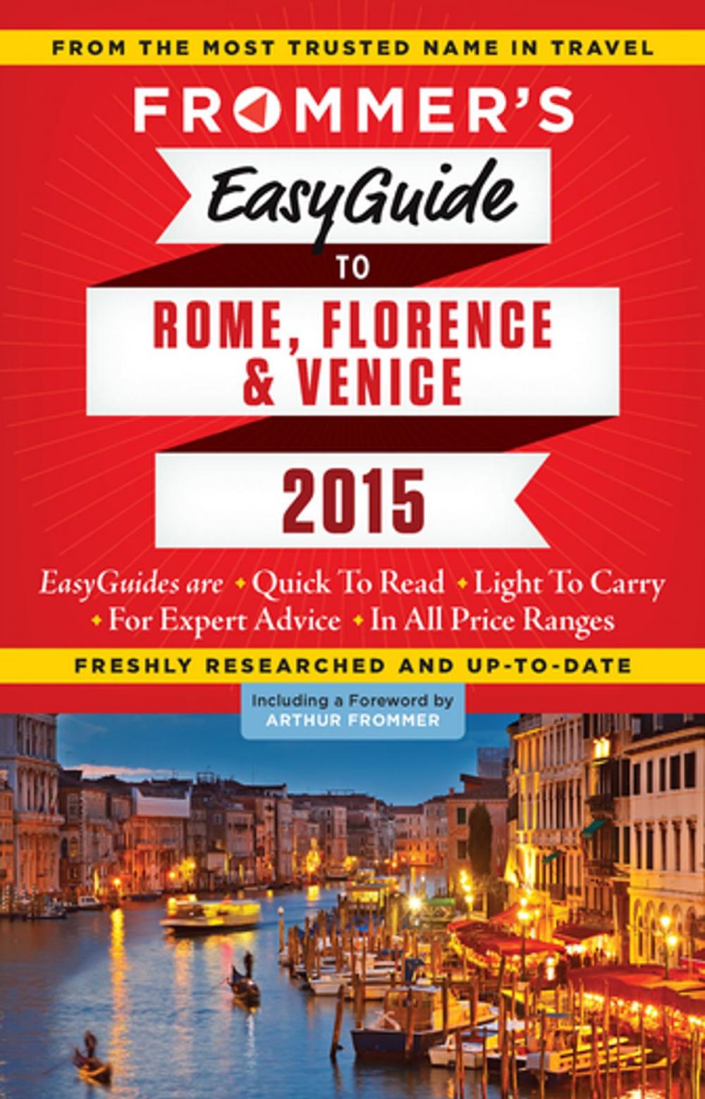 Big bigCover of Frommer's EasyGuide to Rome, Florence and Venice 2015