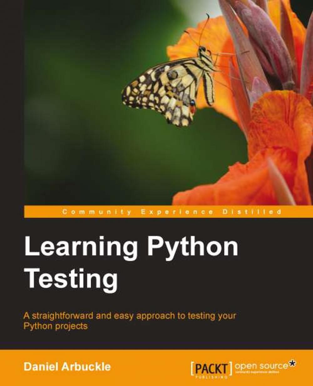 Big bigCover of Learning Python Testing