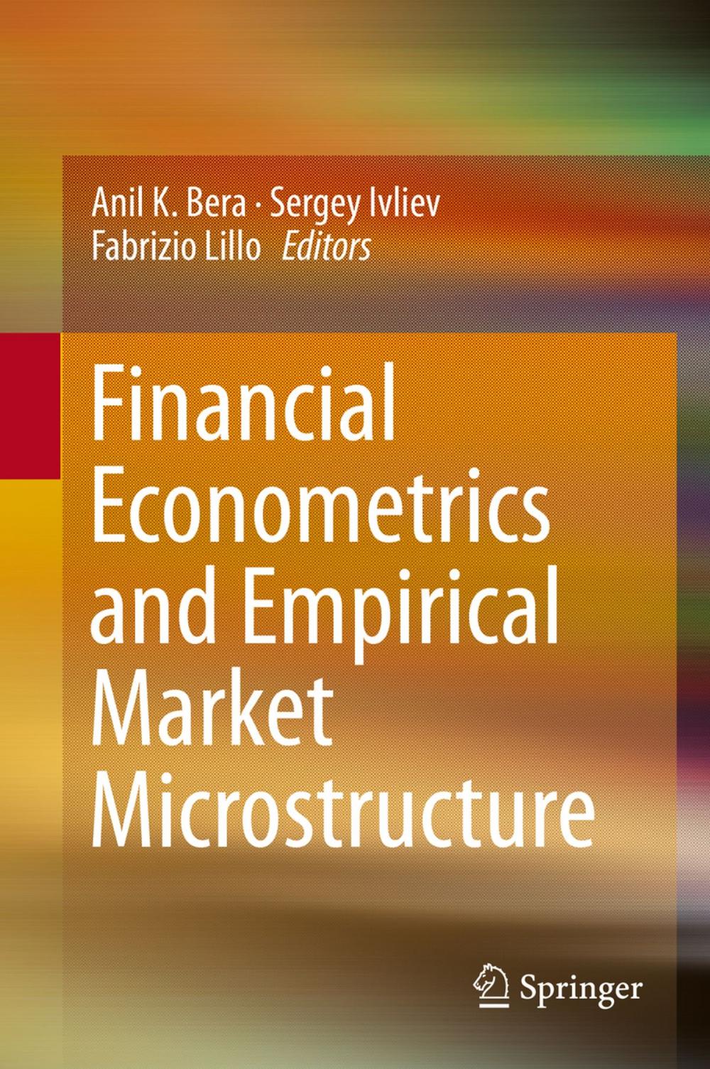 Big bigCover of Financial Econometrics and Empirical Market Microstructure