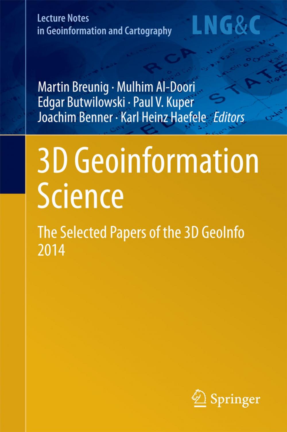 Big bigCover of 3D Geoinformation Science