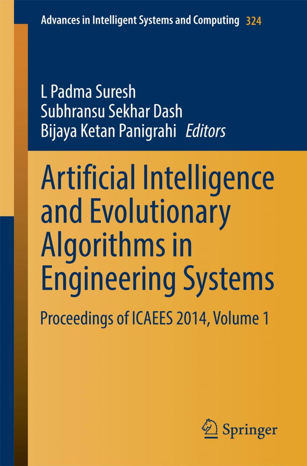 Big bigCover of Artificial Intelligence and Evolutionary Algorithms in Engineering Systems