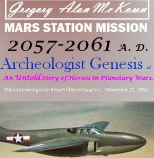 Cover of Mars Station Mission. 2057 to 2061 AD. Archeologist Genesis.