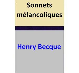 Cover of Sonnets mélancoliques