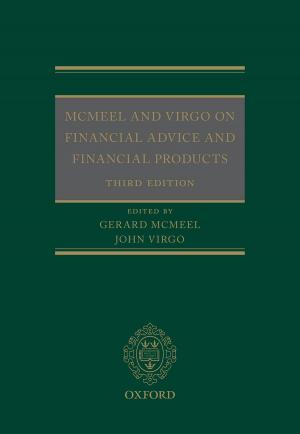 Cover of the book McMeel and Virgo On Financial Advice and Financial Products by 