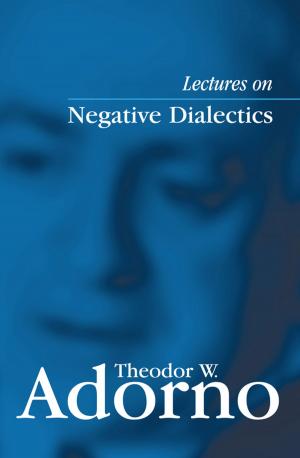 Cover of the book Lectures on Negative Dialectics by Cristina Davino, Marilena Furno, Domenico Vistocco
