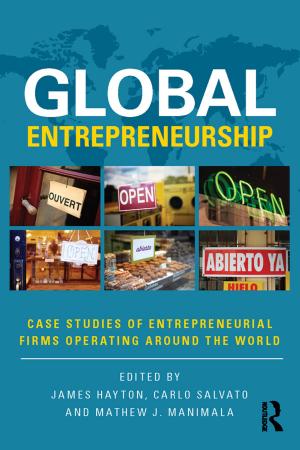 Cover of the book Global Entrepreneurship by Toby Thacker