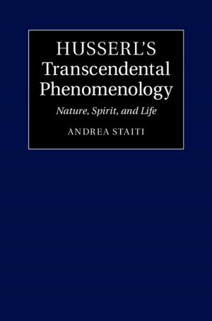 bigCover of the book Husserl's Transcendental Phenomenology by 