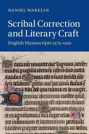 Book cover of Scribal Correction and Literary Craft