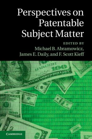 Cover of the book Perspectives on Patentable Subject Matter by Professor Harold L. Wilensky