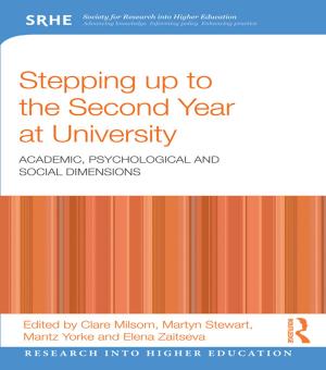 Cover of the book Stepping up to the Second Year at University by Thelma S. Fenster, Norris J. Lacy