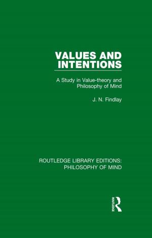 Cover of the book Values and Intentions by 