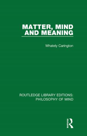 Cover of the book Matter, Mind and Meaning by Basil Mitchell, J.R. Lucas