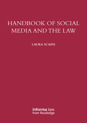 Cover of Handbook of Social Media and the Law