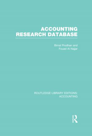 Cover of the book Accounting Research Database (RLE Accounting) by Kecheng Liu, Weizi Li