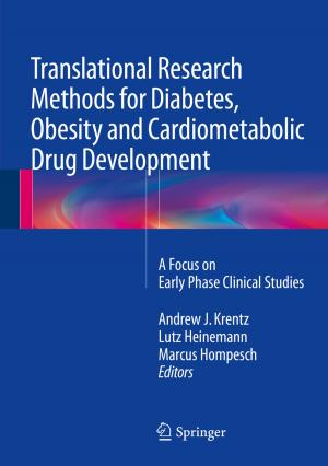 Cover of the book Translational Research Methods for Diabetes, Obesity and Cardiometabolic Drug Development by 