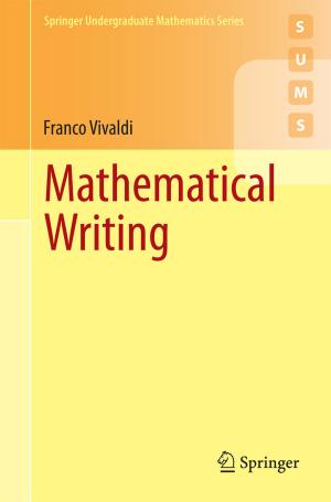 Cover of the book Mathematical Writing by David J. Barnes, Dominique Chu