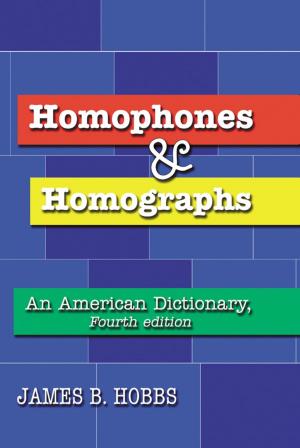 Book cover of Homophones and Homographs