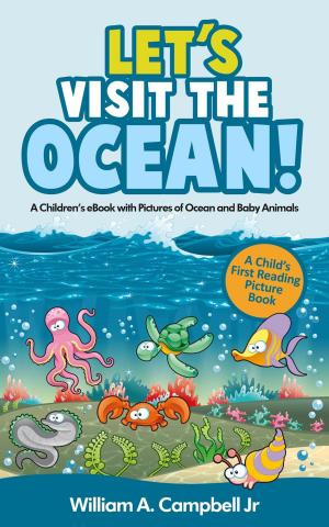Book cover of Let's Visit the Ocean! A Children's eBook with Pictures of Ocean Animals and Marine Life (A Child's 0-5 Age Group Reading Picture Book Series)