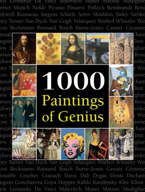 Book cover of 1000 Paintings of Genius