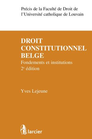 Cover of the book Droit constitutionnel belge by François Hubé