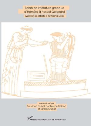 Book cover of Éclats de littérature grecque d'Homère à Pascal Quignard