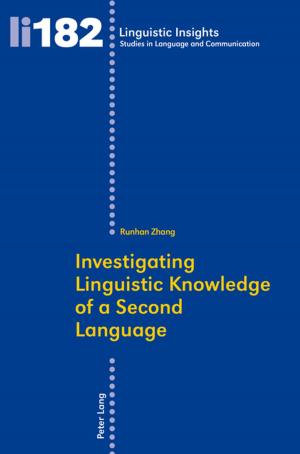 Cover of the book Investigating Linguistic Knowledge of a Second Language by Marco Paoli