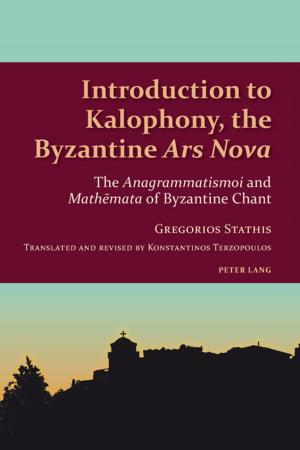 Cover of Introduction to Kalophony, the Byzantine «Ars Nova»