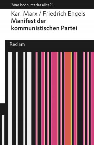 Cover of the book Manifest der kommunistischen Partei by Johann Wolfgang Goethe