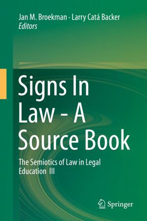 Cover of the book Signs In Law - A Source Book by 周大川