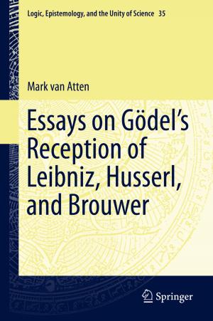Cover of the book Essays on Gödel’s Reception of Leibniz, Husserl, and Brouwer by Imad A. Moosa, Nisreen Moosa