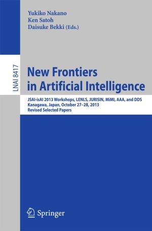 Cover of the book New Frontiers in Artificial Intelligence by Magdalena Szyszka
