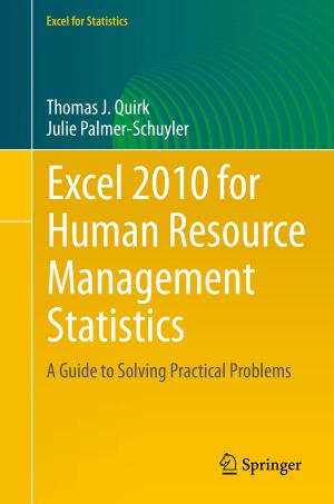 Cover of the book Excel 2010 for Human Resource Management Statistics by 