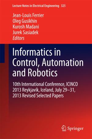 Cover of the book Informatics in Control, Automation and Robotics by Samantha Wolstencroft