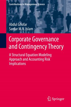 Cover of the book Corporate Governance and Contingency Theory by Jean E. Cunningham, Orest J. Fiume